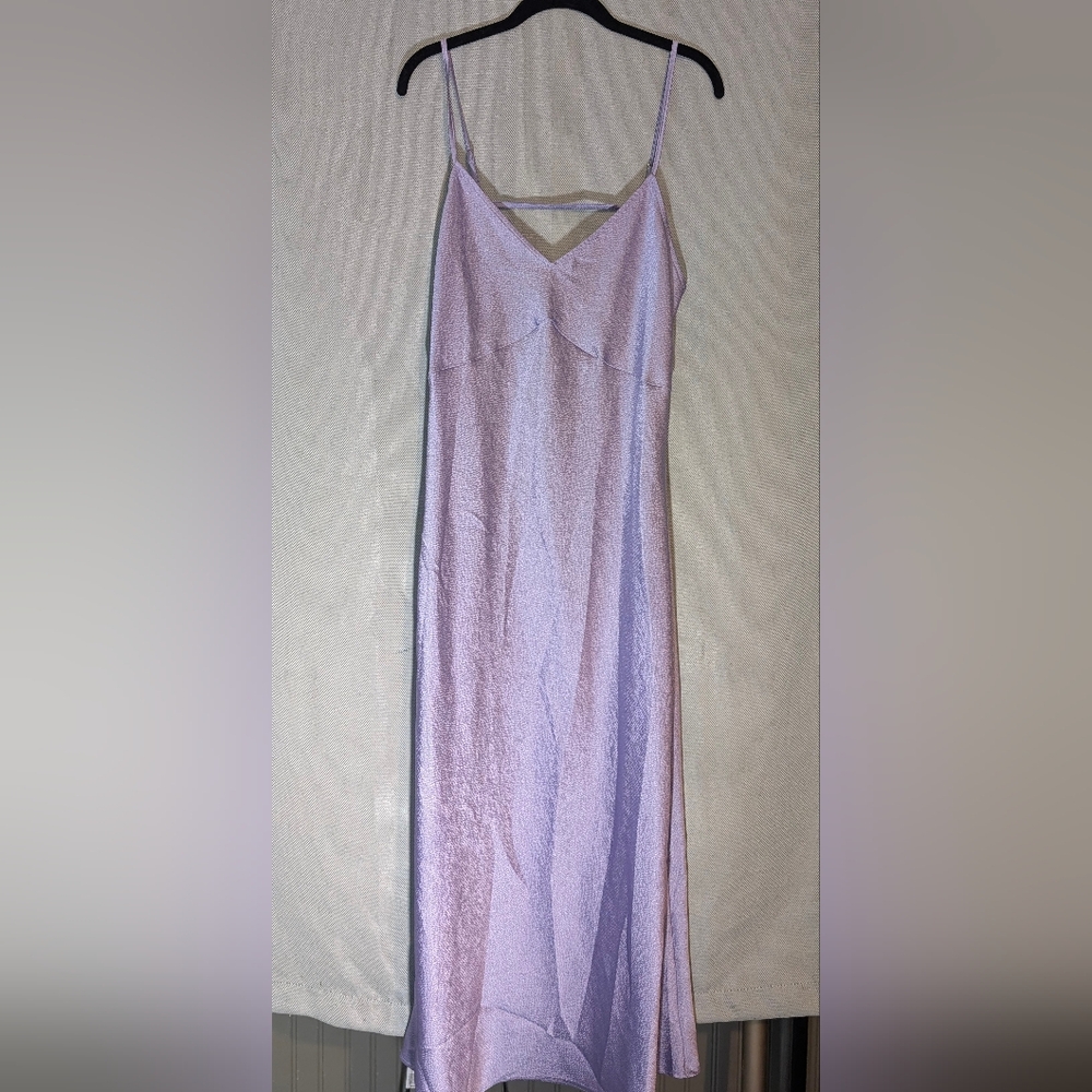 Free People Strapless Lavender Dress